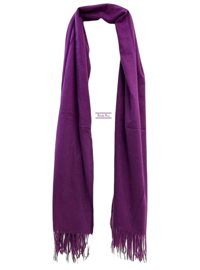 Bufanda berenjena