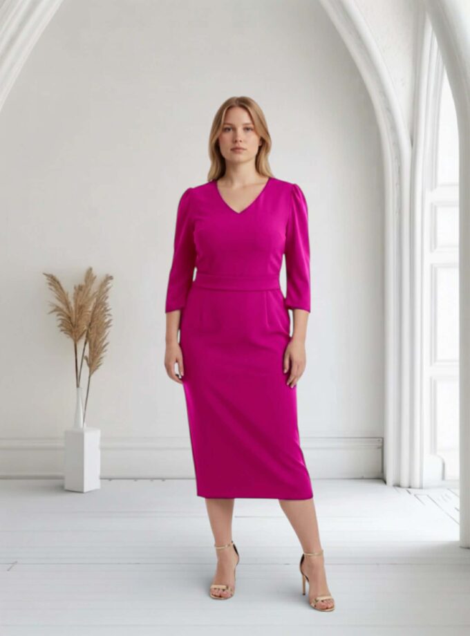 Vestido Margot buganvilla