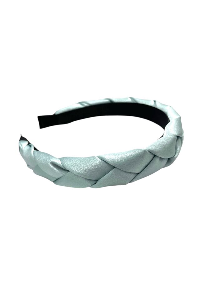 Diadema trenza menta