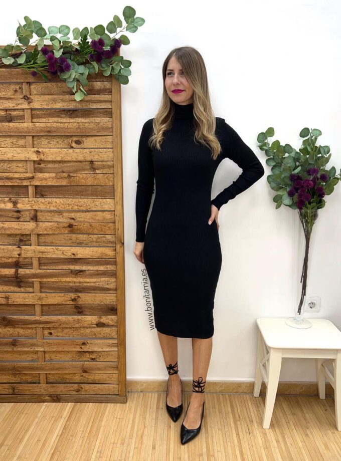 Vestido cuello + colores