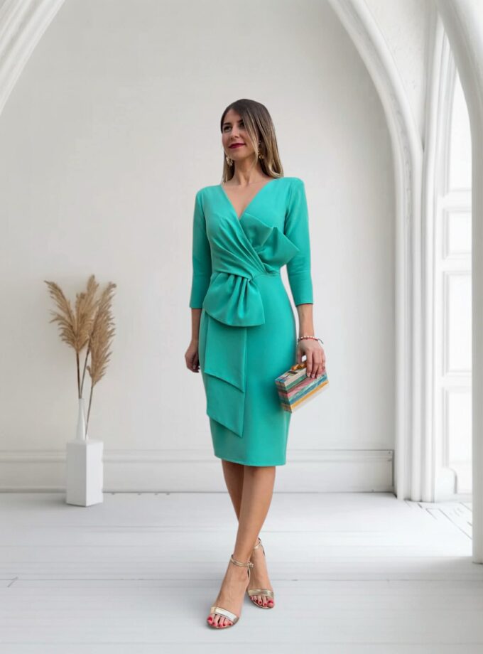 Vestido Lazo Verde