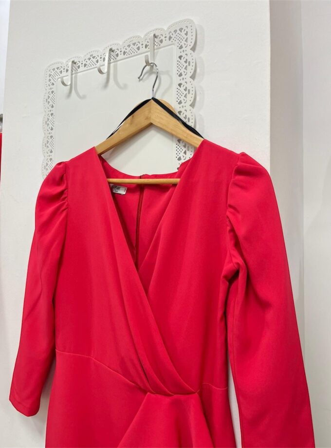 Vestido Manuela fresa