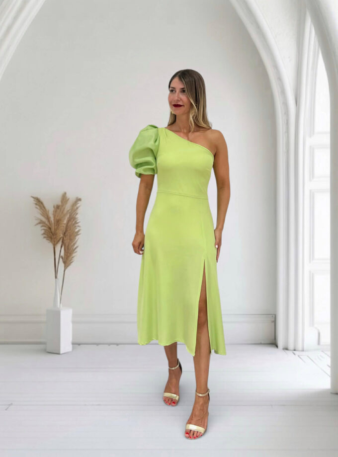 Vestido Lorena manzana