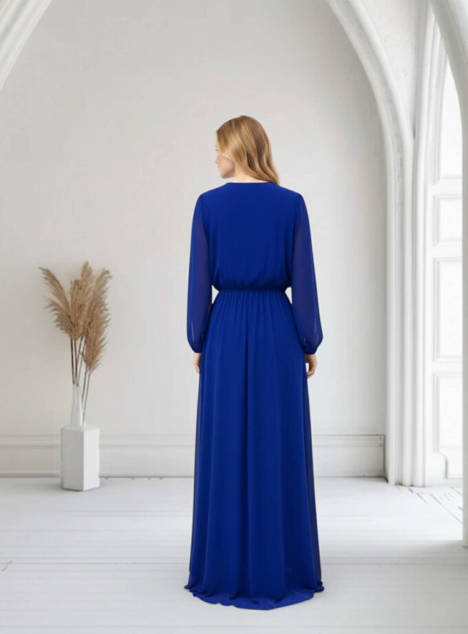 Vestido griego azul