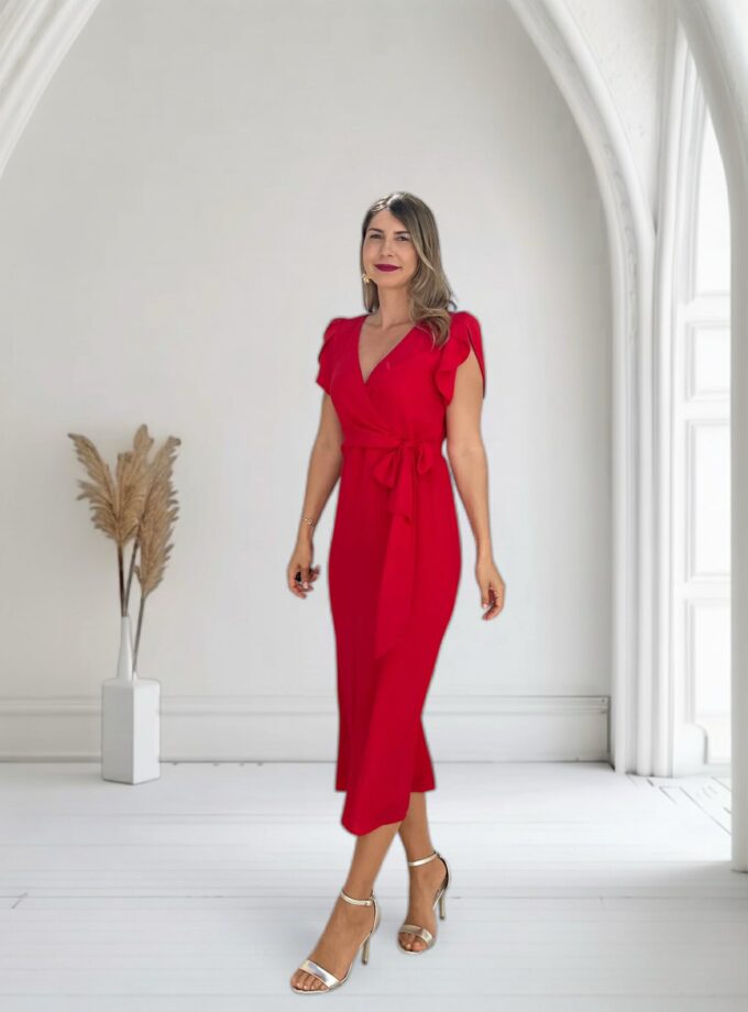 Vestido Lucía rojo
