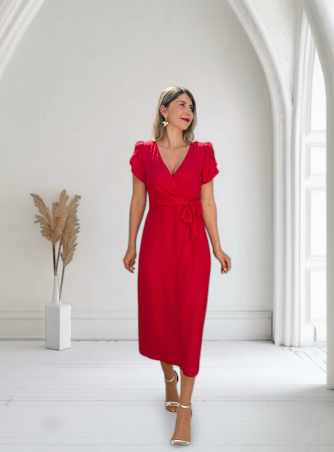 Vestido Lucía rojo