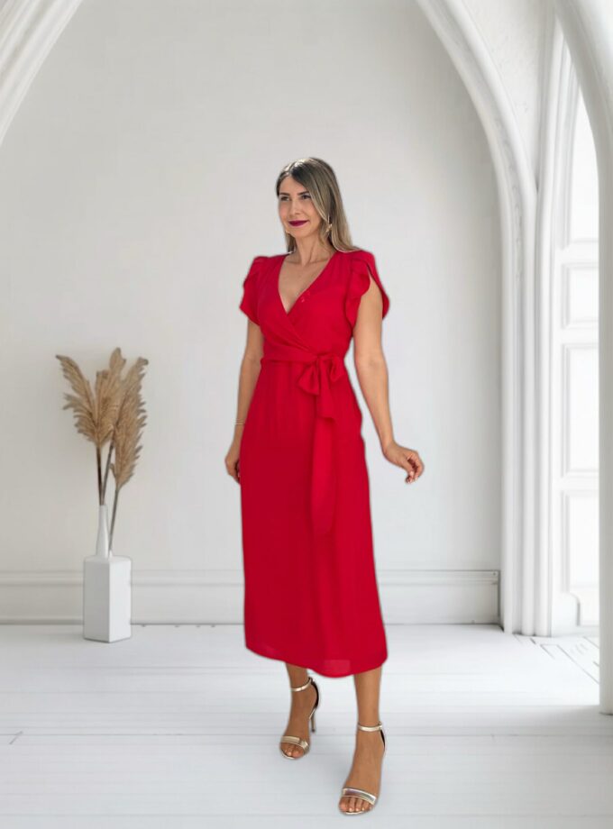 Vestido Lucía rojo