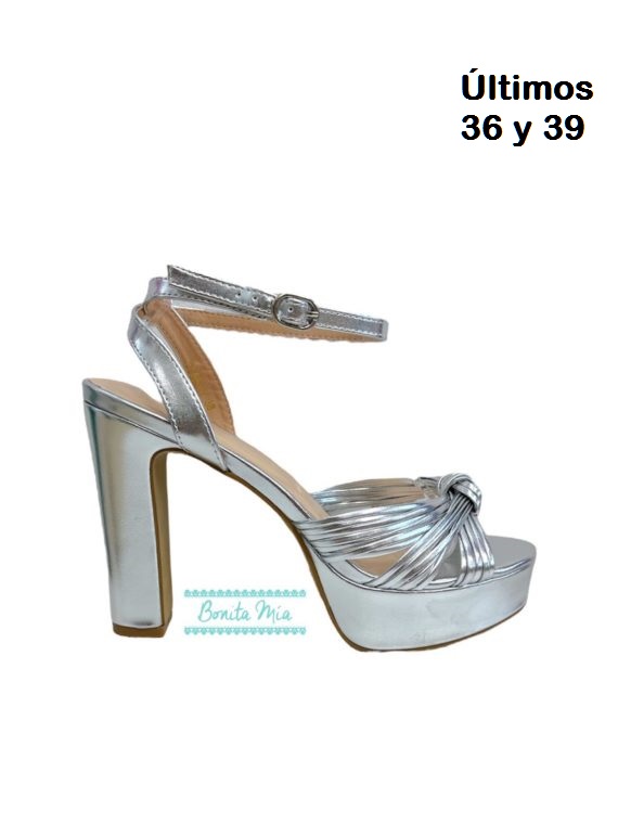 Sandalia Olimpia plata