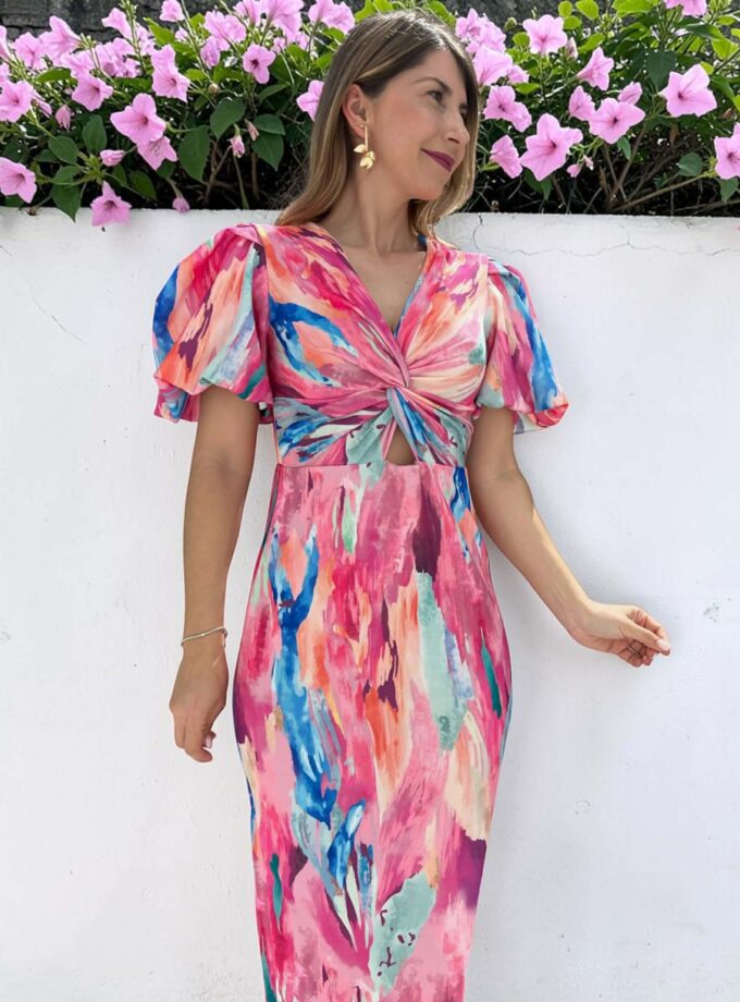 Vestido Bahía rosa