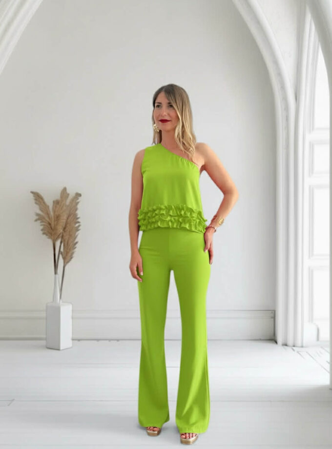 Conjunto Macarena verde