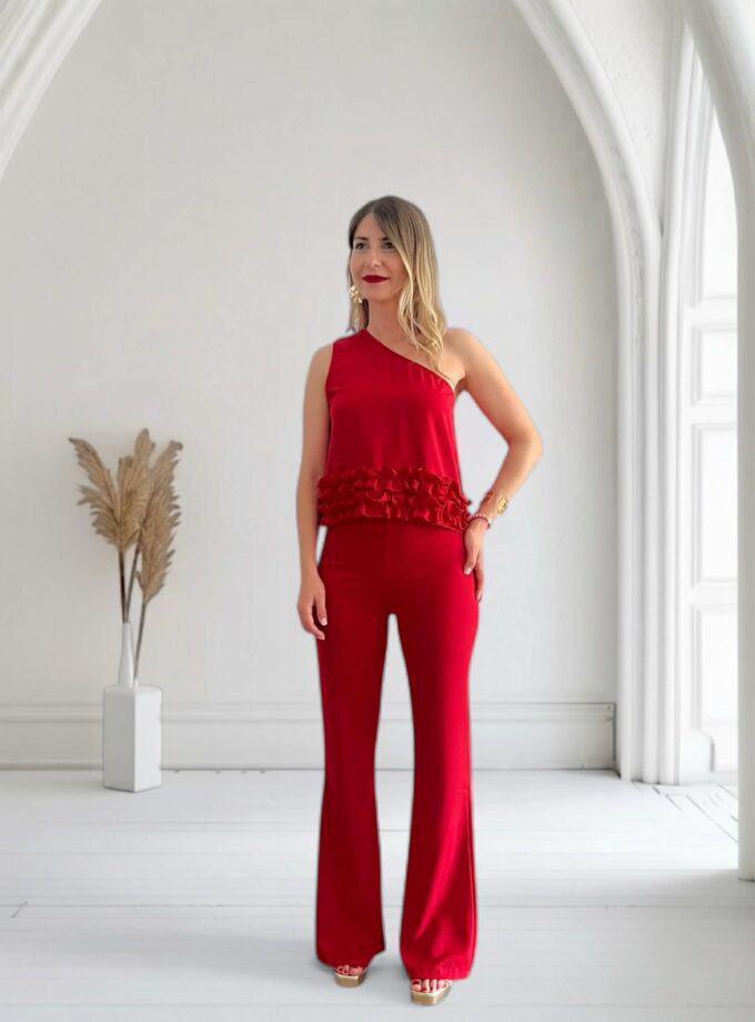 Conjunto Macarena rojo