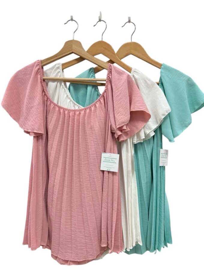 Blusa curvy plisada + colores