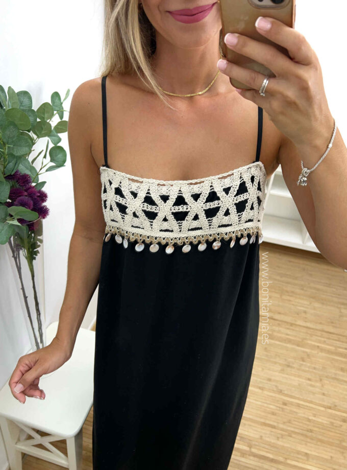 Vestido Santorini negro