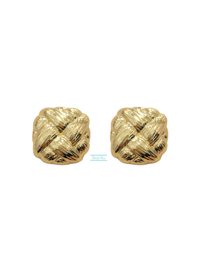 Pendientes Duna dorado
