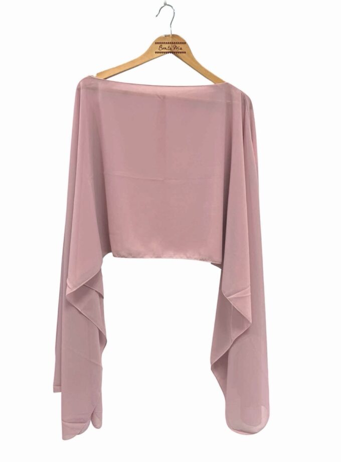 Capa gasa + colores - Rosa empolvado