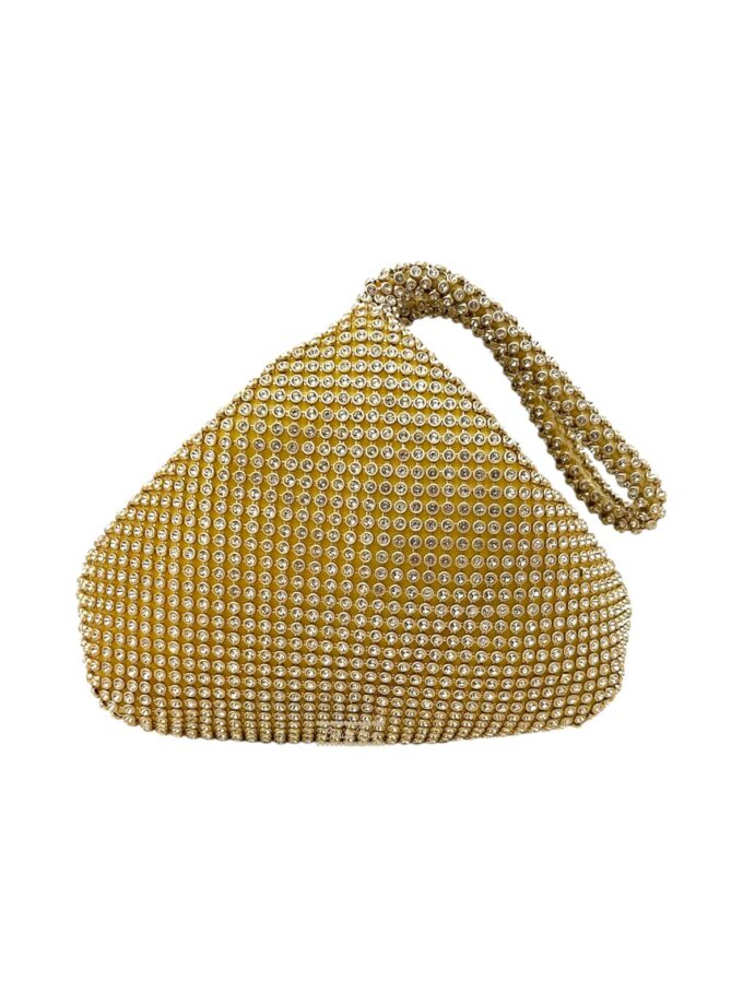 Bombonera dorada strass