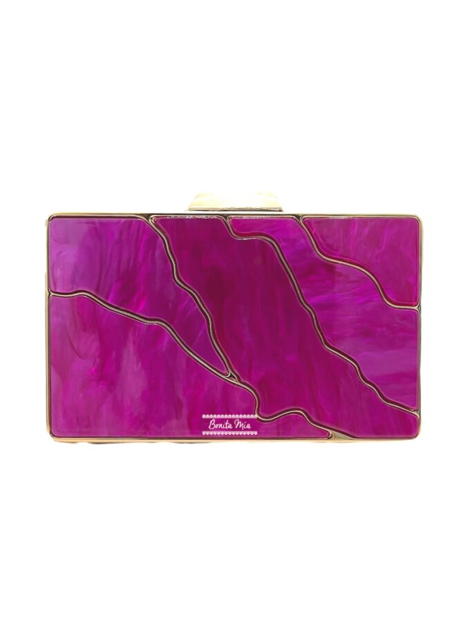 CLutch ondas buganvilla
