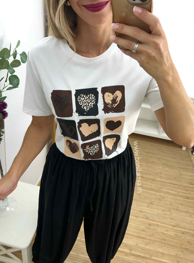 Camiseta mosaico