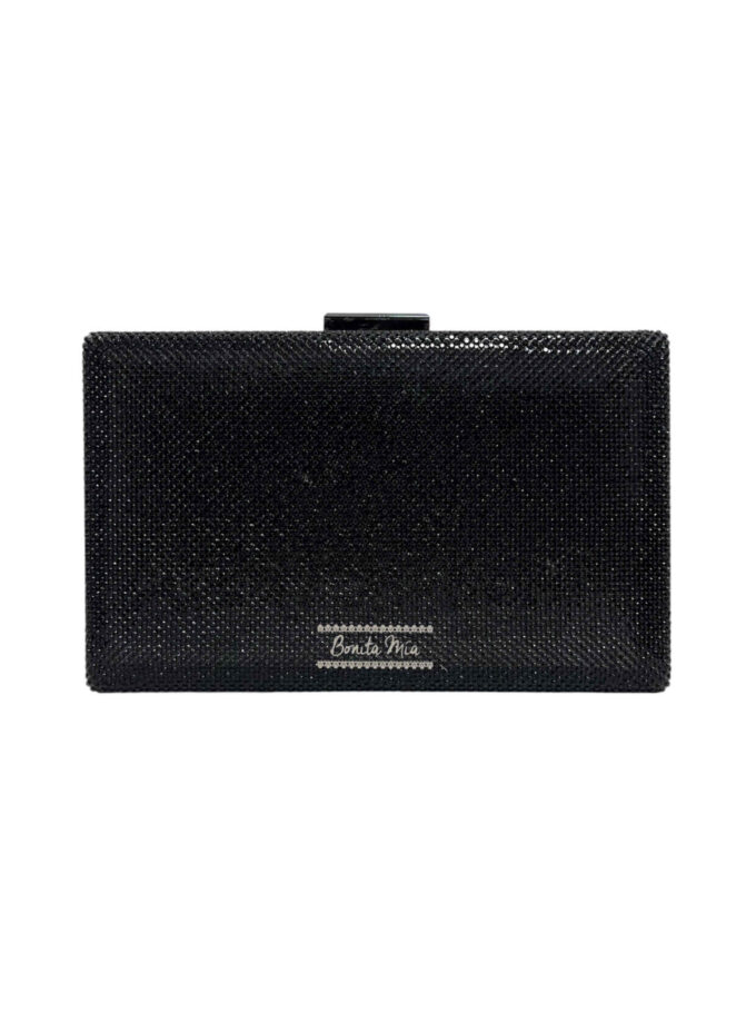 Clutch negro strass