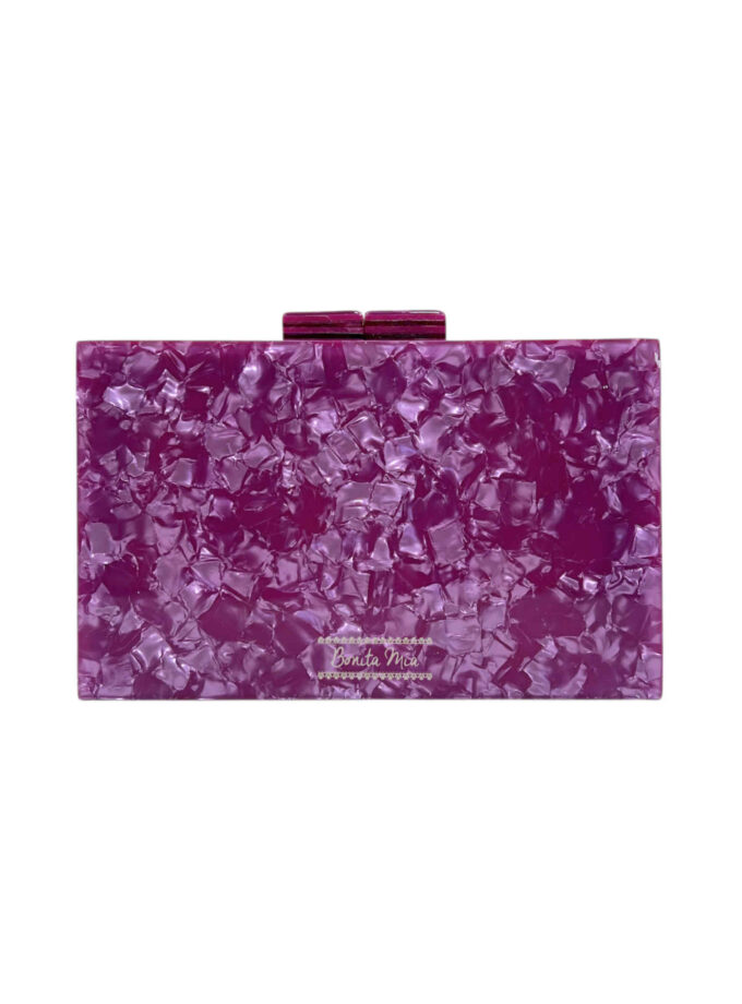 Clutch nácar buganvilla