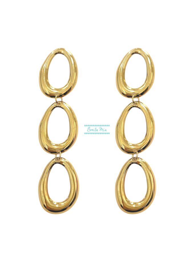 Pendientes Tertia dorados