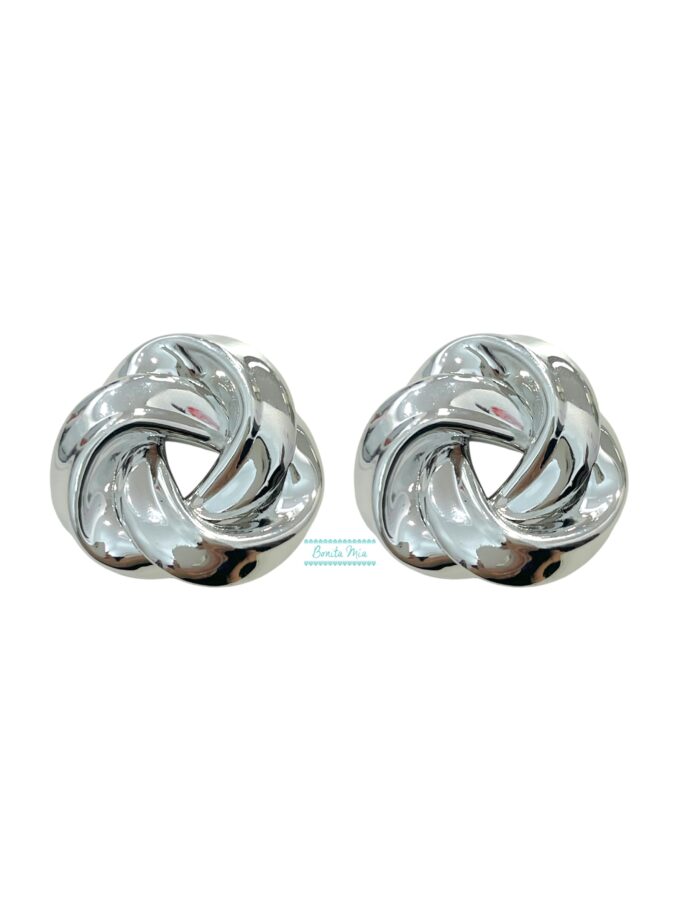 Pendientes Espiral plata XL