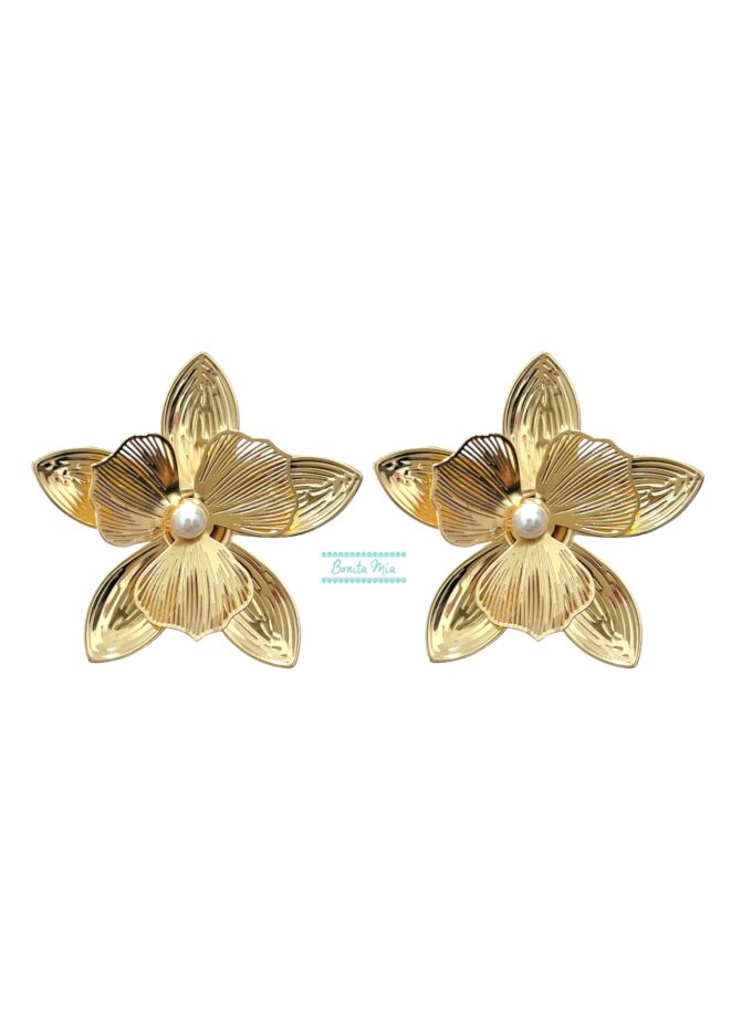 Pendientes Lilo dorado