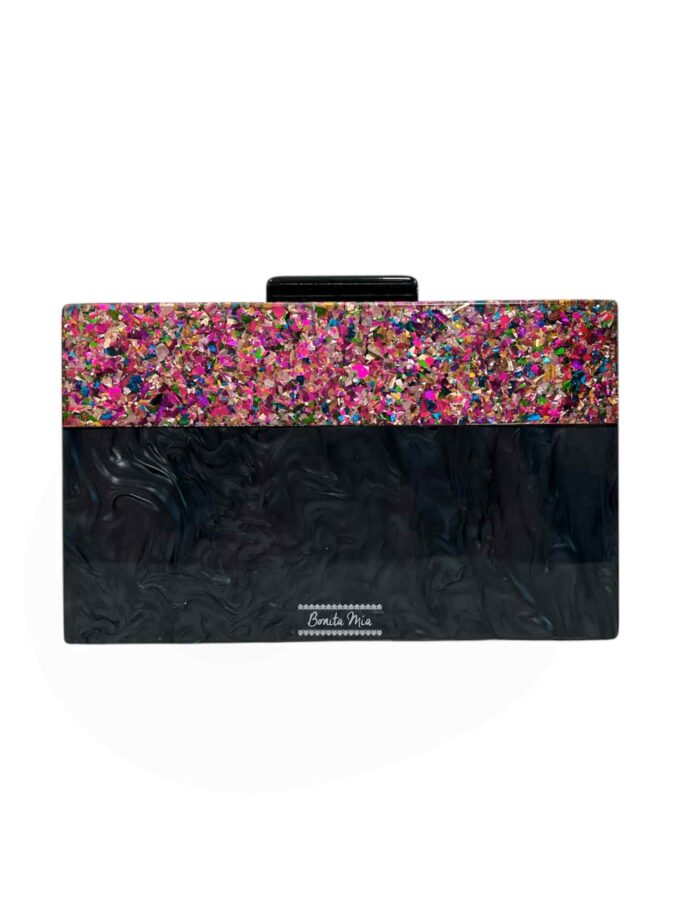 Clutch nácar confeti