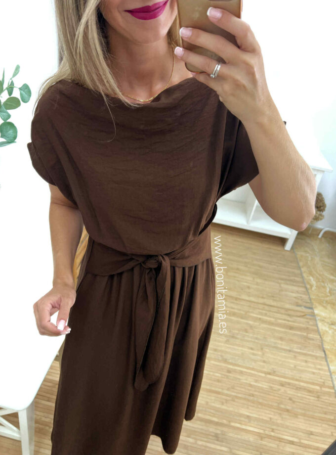 Vestido Texas chocolate