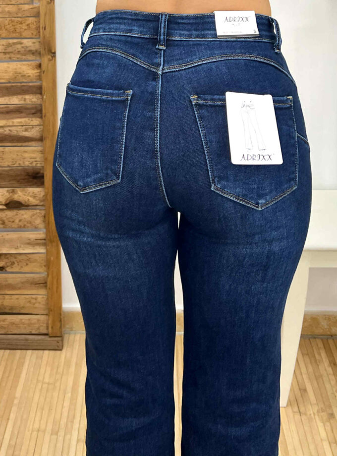 Jeans flare azul intenso