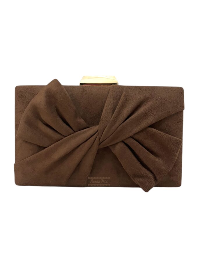 Clutch lazo chocolate