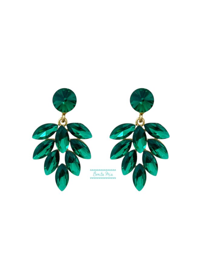Pendientes Aly verde