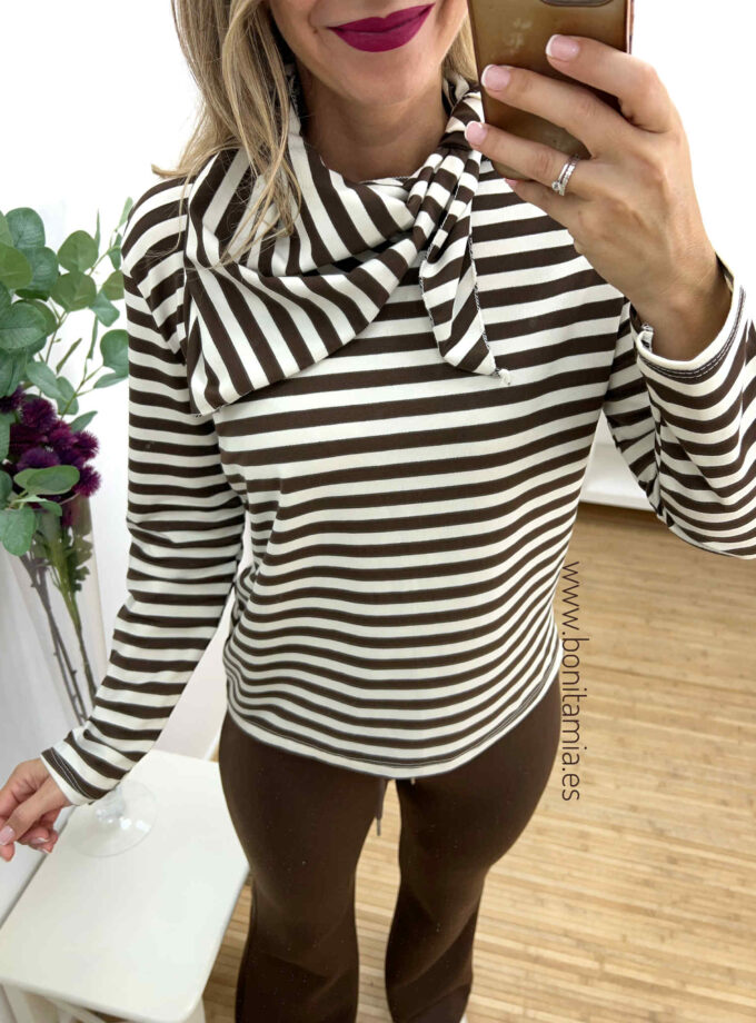 Sudadera Venecia chocolate