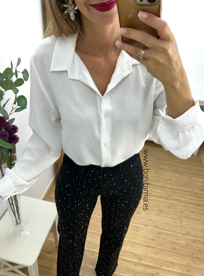 Camisa fluida blanca