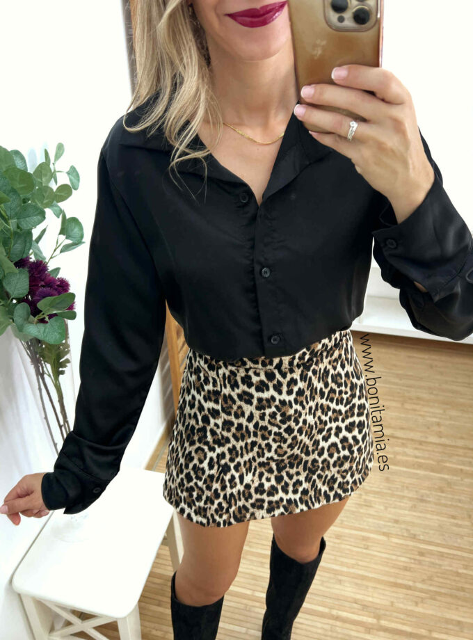 Camisa satinada + colores