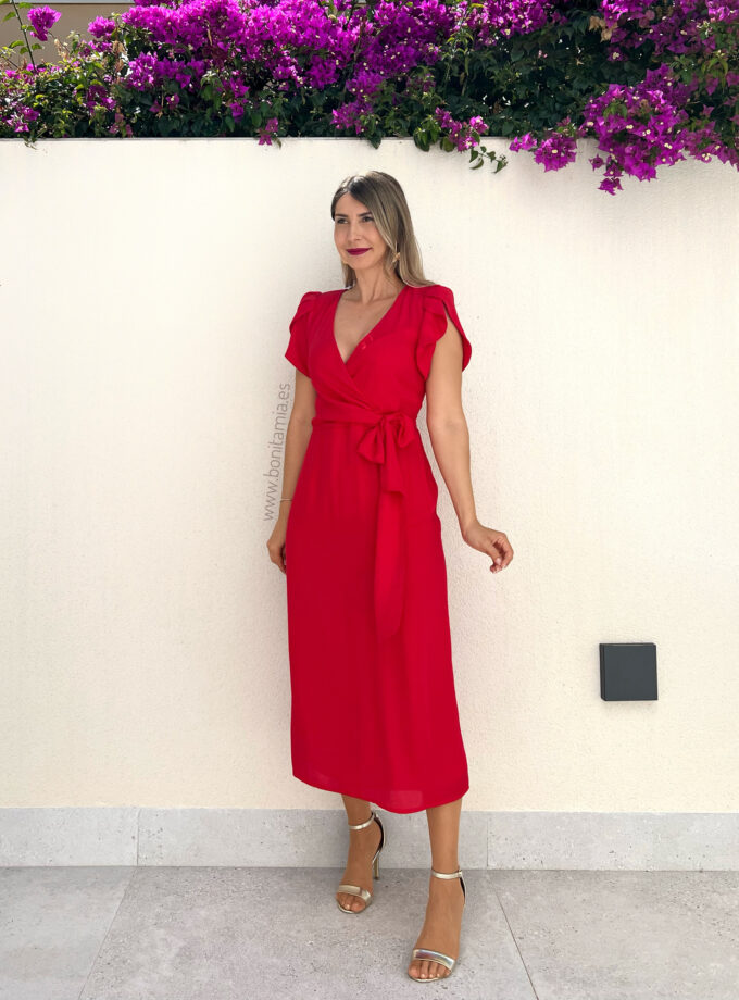 Vestido Lucía rojo