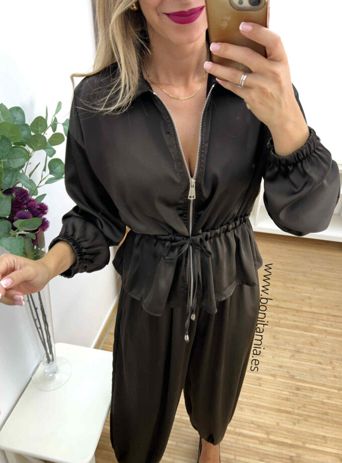 Conjunto shine chocolate