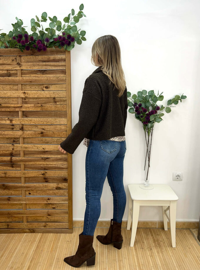 Chaqueta borreguillo chocolate