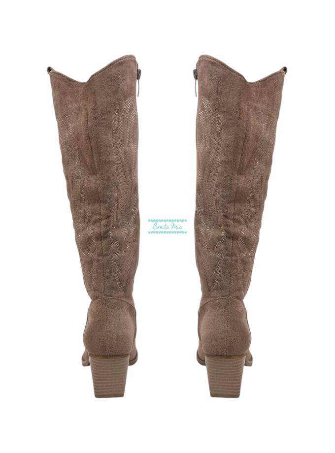 Botas cowboy taupé