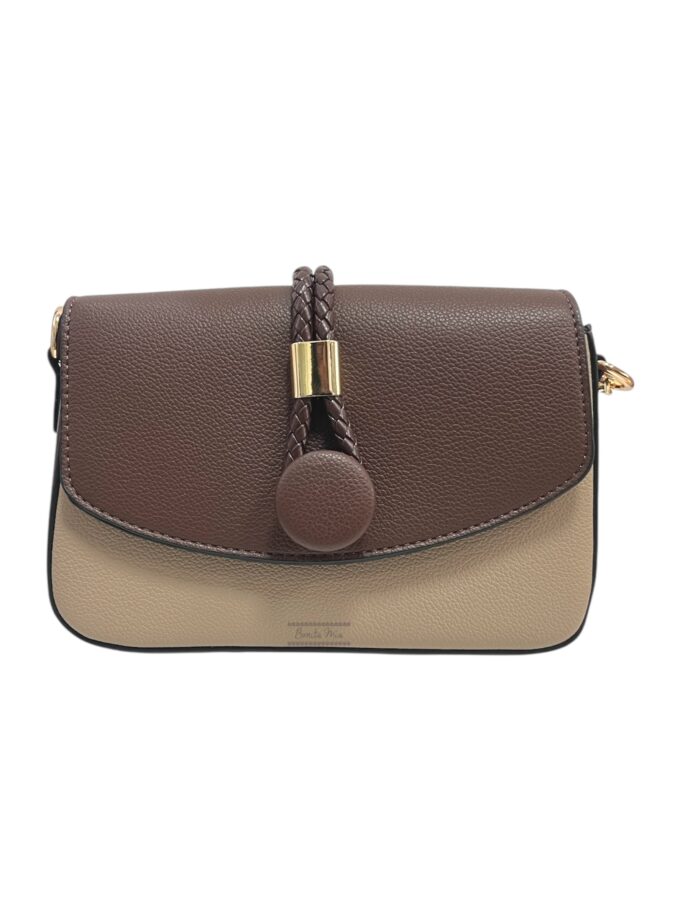 Bolso trenza chocolate