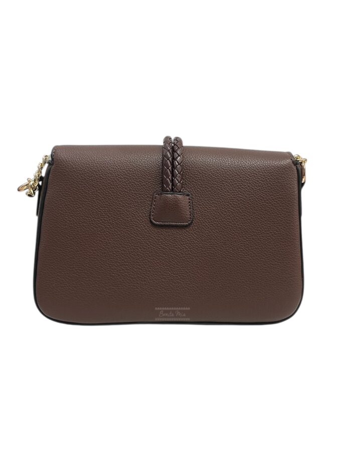Bolso trenza chocolate