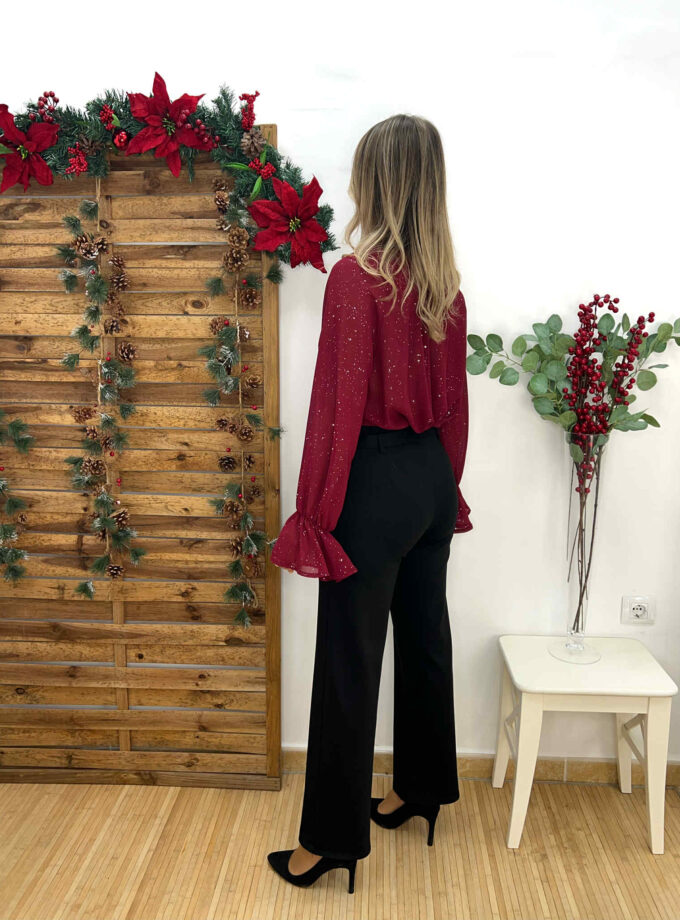 Pantalón cinturón negro