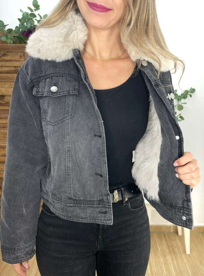 Chaqueta pelo vaquera