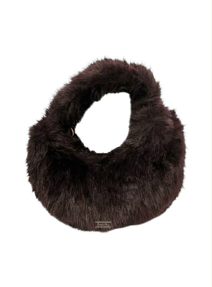 Bolso peluche chocolate