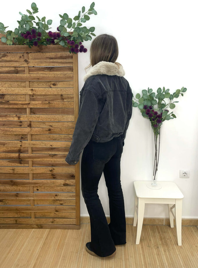 Chaqueta pelo vaquera