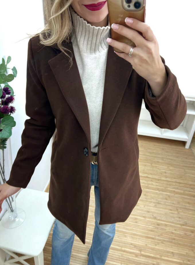 Abrigo paño choco PREVENTA