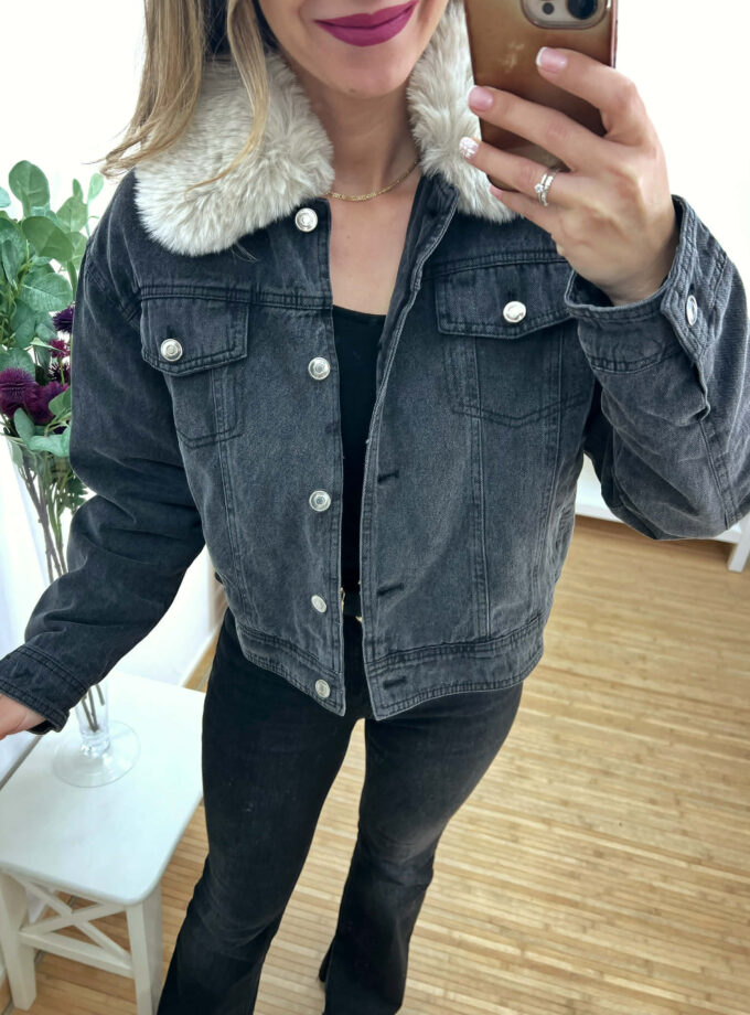 Chaqueta pelo vaquera