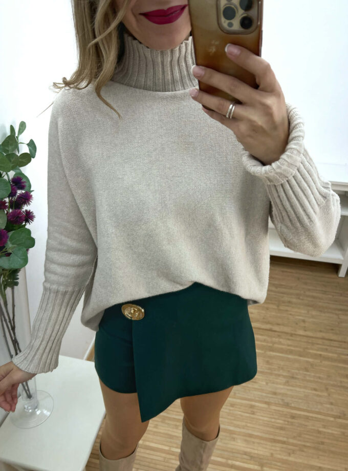 Falda pantalón verde