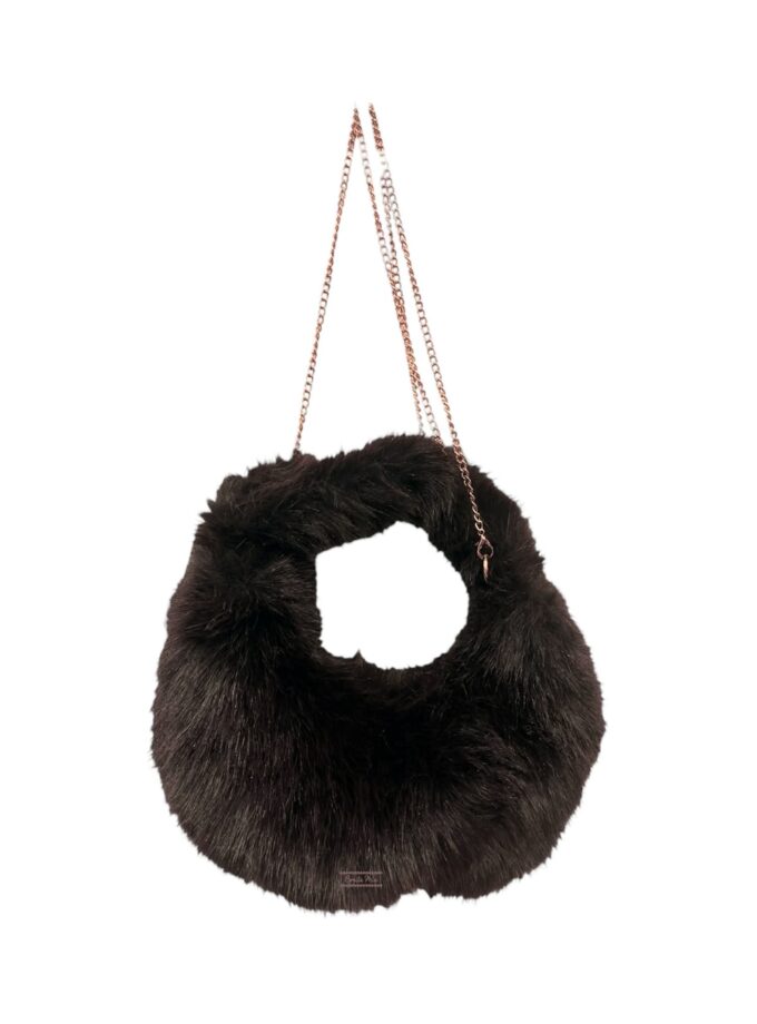Bolso peluche chocolate