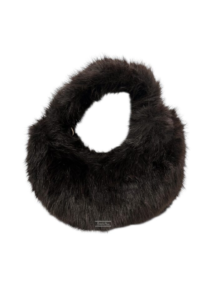 Bolso peluche chocolate